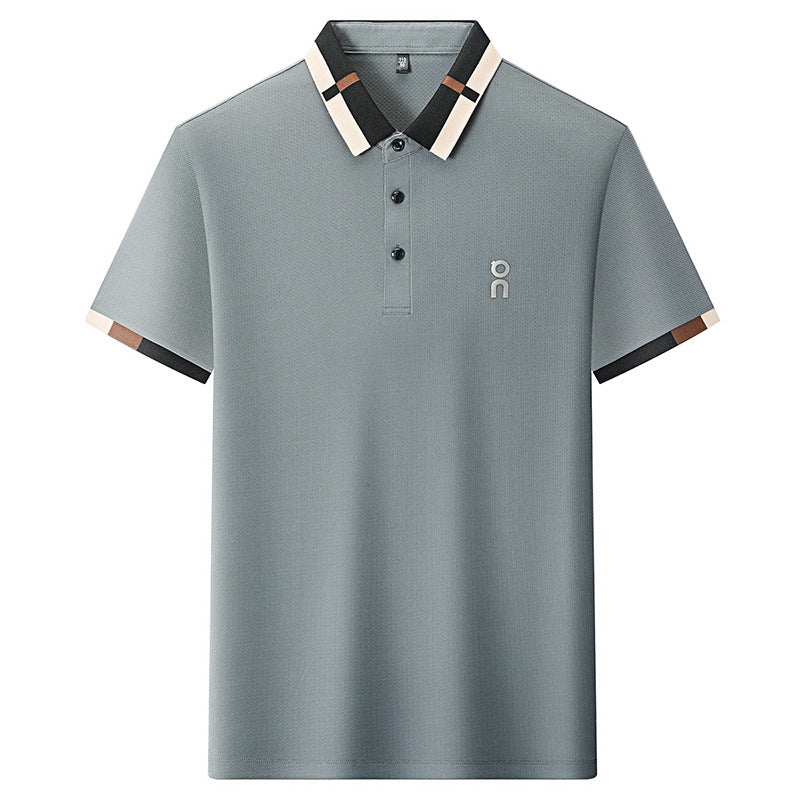 Men's Ice Silk Short Sleeve T-Shirt