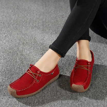 Women's Flat Lace-Up Casual Shoes