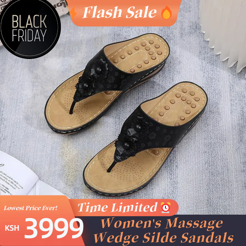 Women's Massage Wedge Silde Sandals