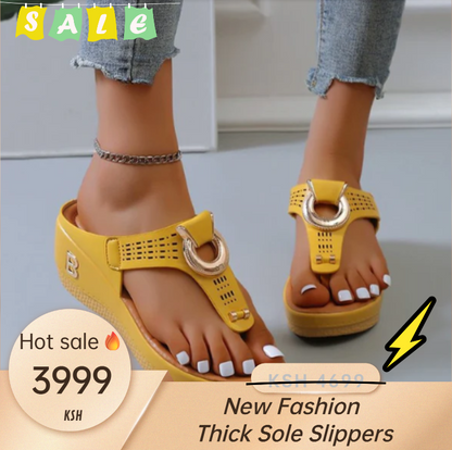 New Fashion Thick Sole Slippers