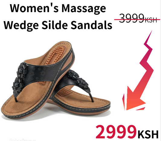 Women's Massage Wedge Silde Sandals