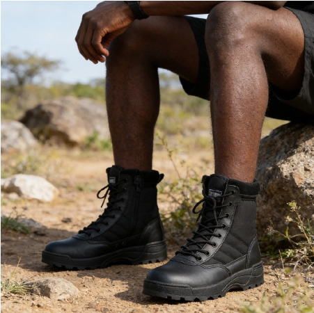 Men's High-Top Tactical Boots