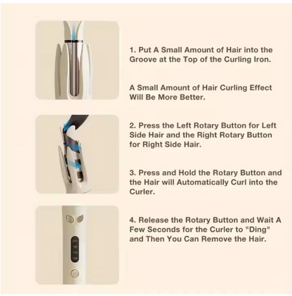 Automatic rotating curling iron