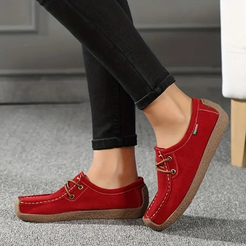 Women's Flat Lace-Up Casual Shoes