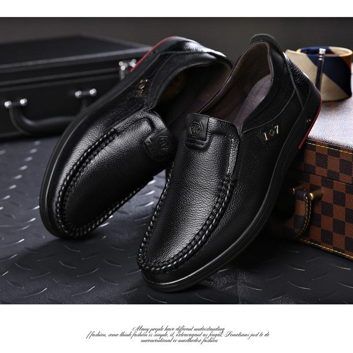 Business Soft-Insole Leather Loafers