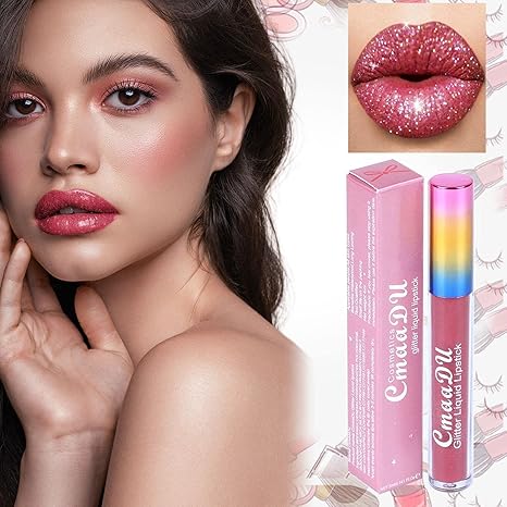 Glitter Lip Gloss【4 colors/Pack】