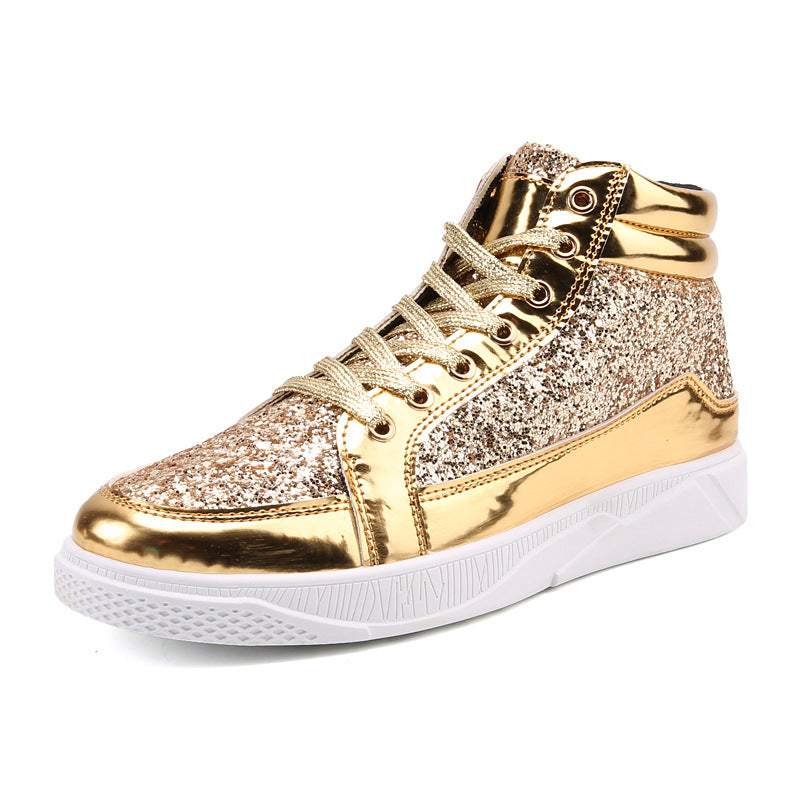 Men's Glitter Sneakers Shoes