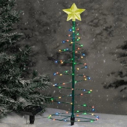 Soalr Metal LED Christmas Tree Decoration String Light