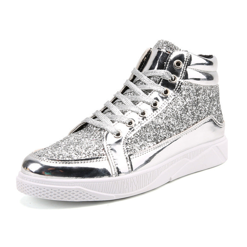 Men's Glitter Sneakers Shoes