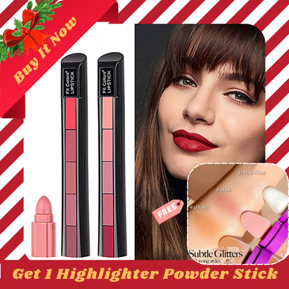 5 in 1 Compact Lipstick (2 Pcs/Pack)