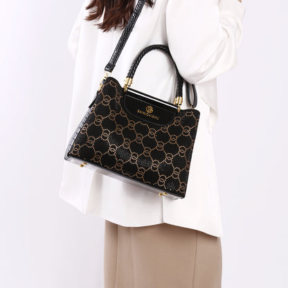 Classic Luxury Handbag With Shoulder Strap