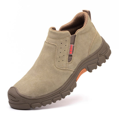 Men's Safety Slip-On Steel Toe Cap Boots