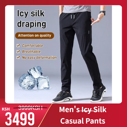 Men's Icy Silk Casual Pants